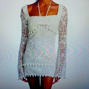 Alexis white beautiful summer dress